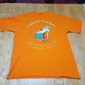 Vtg 1997 Violent Femmes XL T-Shirt Skateboard Single Stitch 90s Punk Alternative